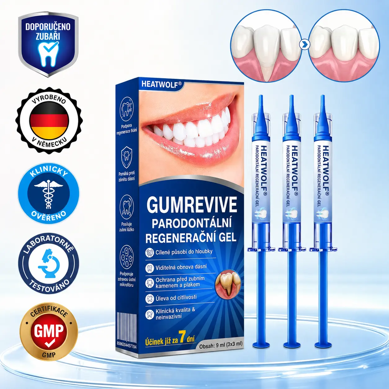 🇨🇿 HEATWOLF® 🦷 GumRevive parodontální opravný gel🥚