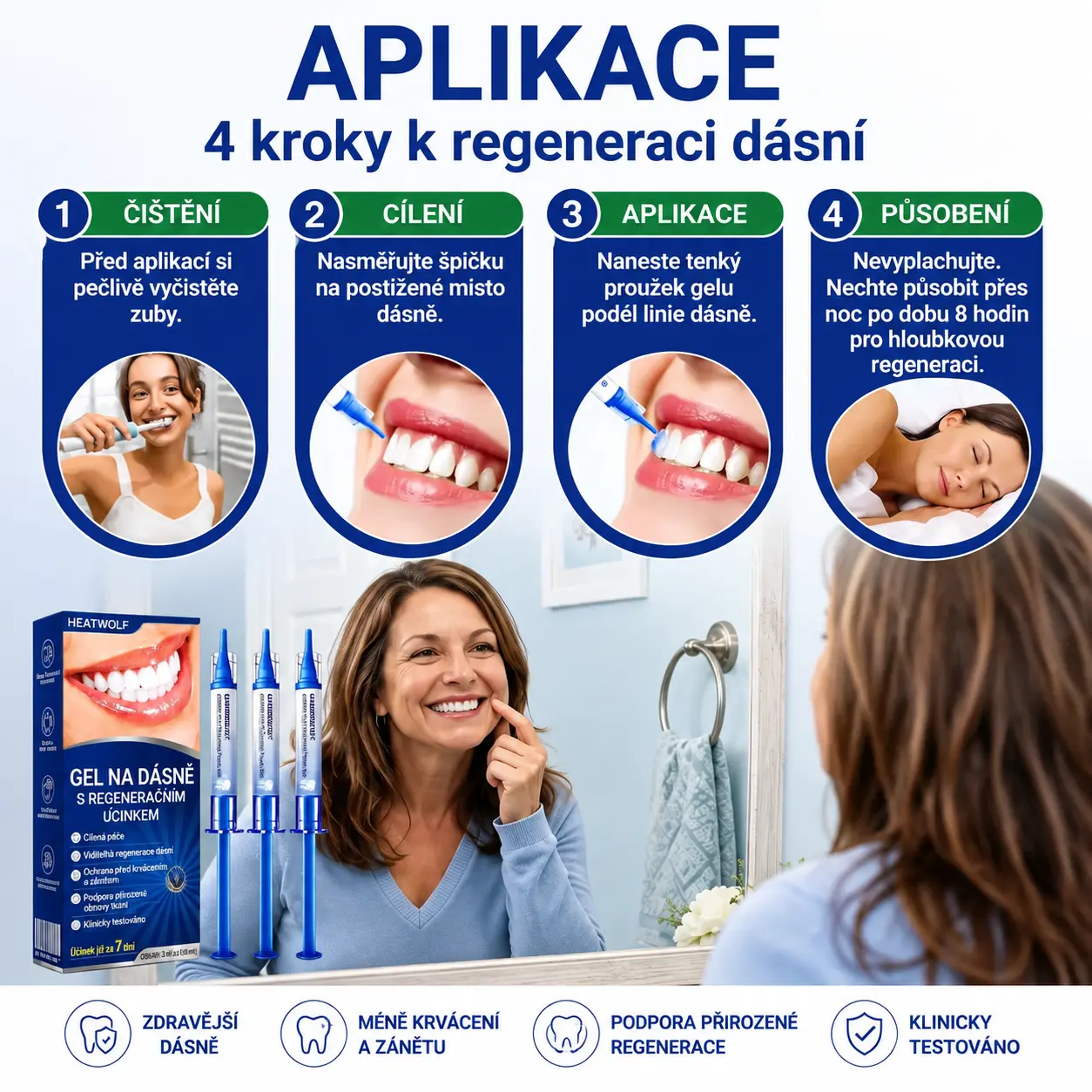 🇨🇿 HEATWOLF® 🦷 GumRevive parodontální opravný gel🥚