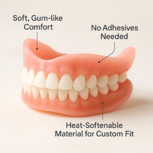 BQYOOM® DentoFuse Thermo-Adaptive TPE Dentures