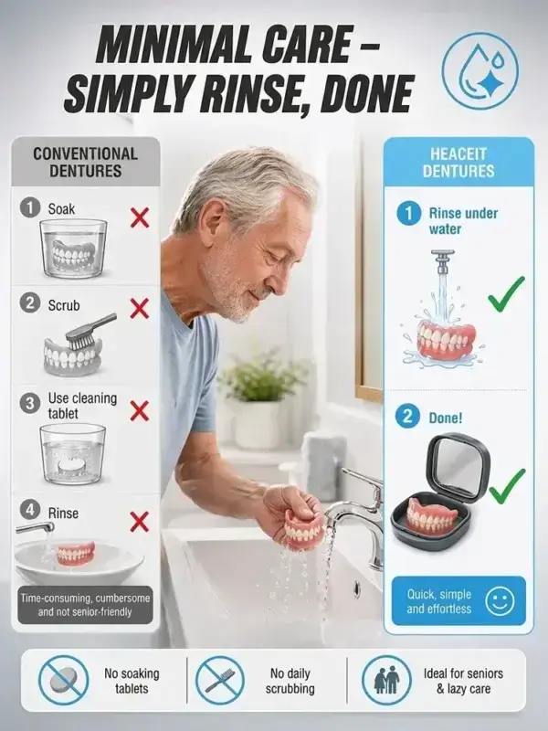 Heaceit Adaptable Individually Fitted Functional Complete Denture