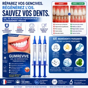 Glimmerly® Gel de Réparation Parodontale GumRevive