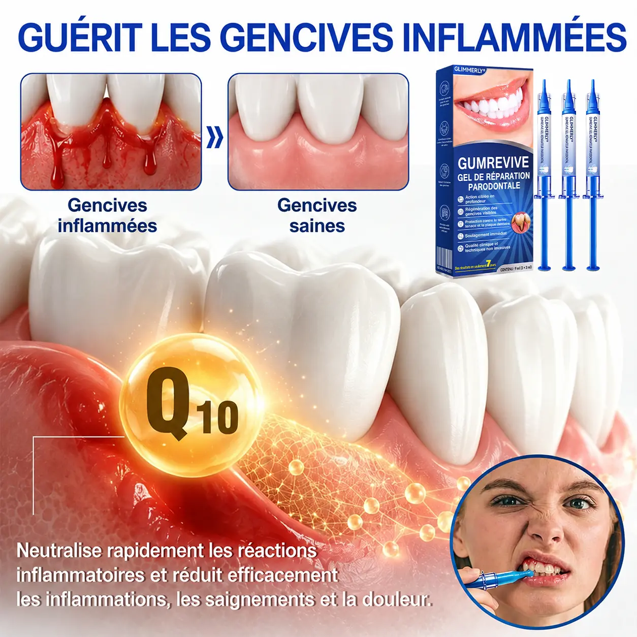 Glimmerly® Gel de Réparation Parodontale GumRevive