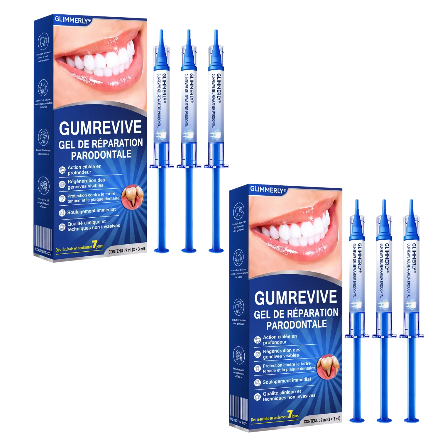 Glimmerly® Gel de Réparation Parodontale GumRevive