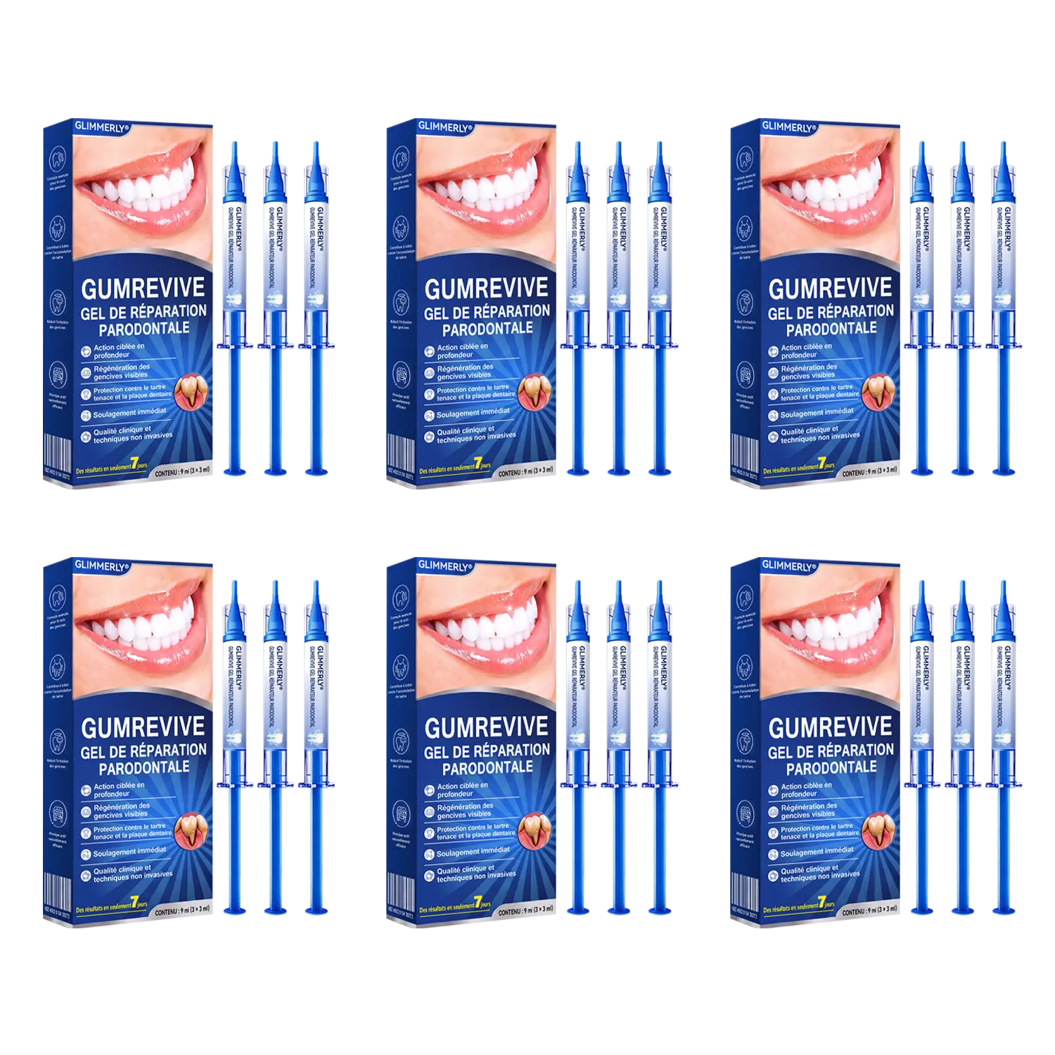 Glimmerly® Gel de Réparation Parodontale GumRevive