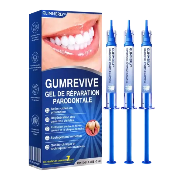Glimmerly GumRevive – Gel de Réparation Parodontale