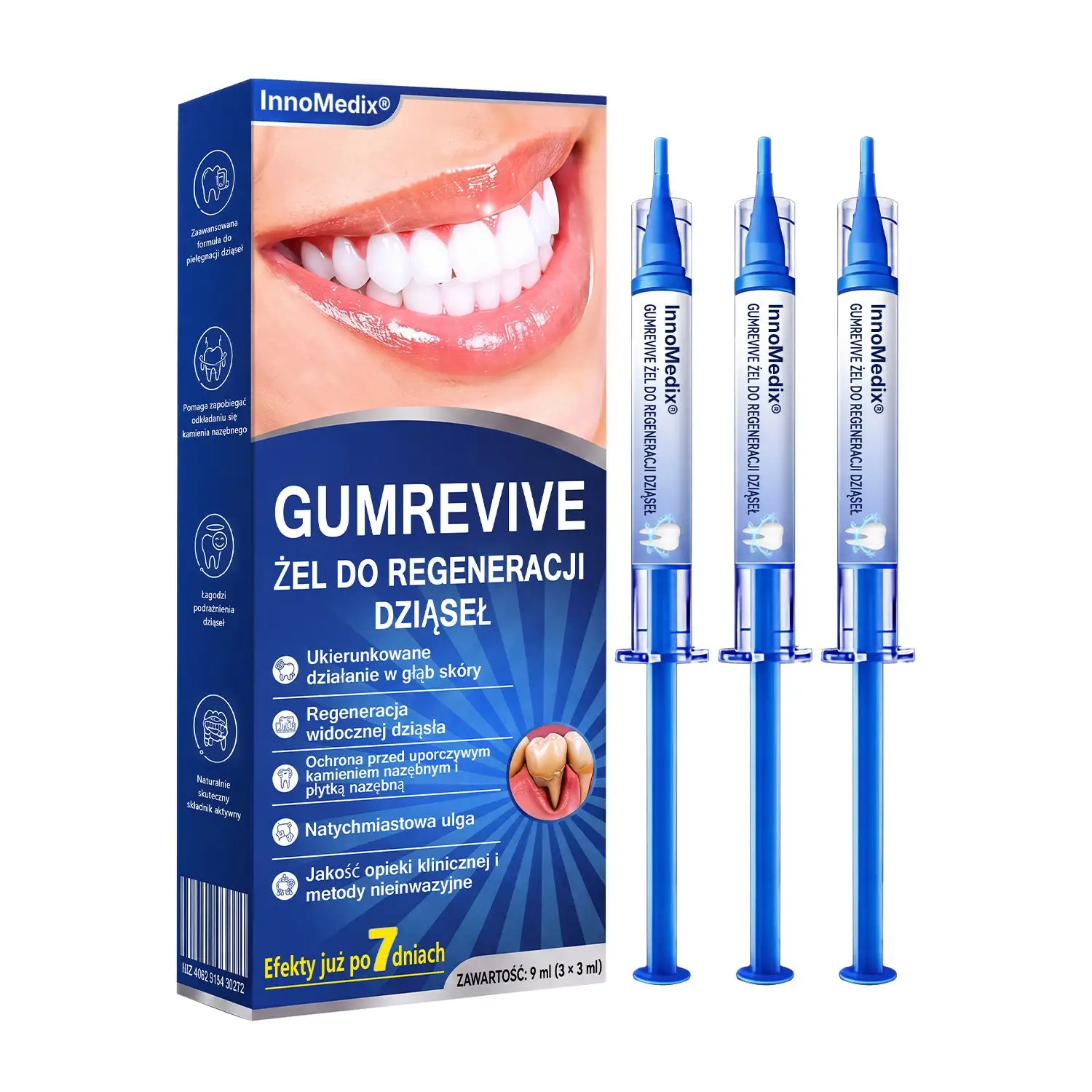 InnoMedix® GumRevive Żel Regenerujący Dziąsła - Dla zdrowszych dziąseł i pewniejszego uśmiechu