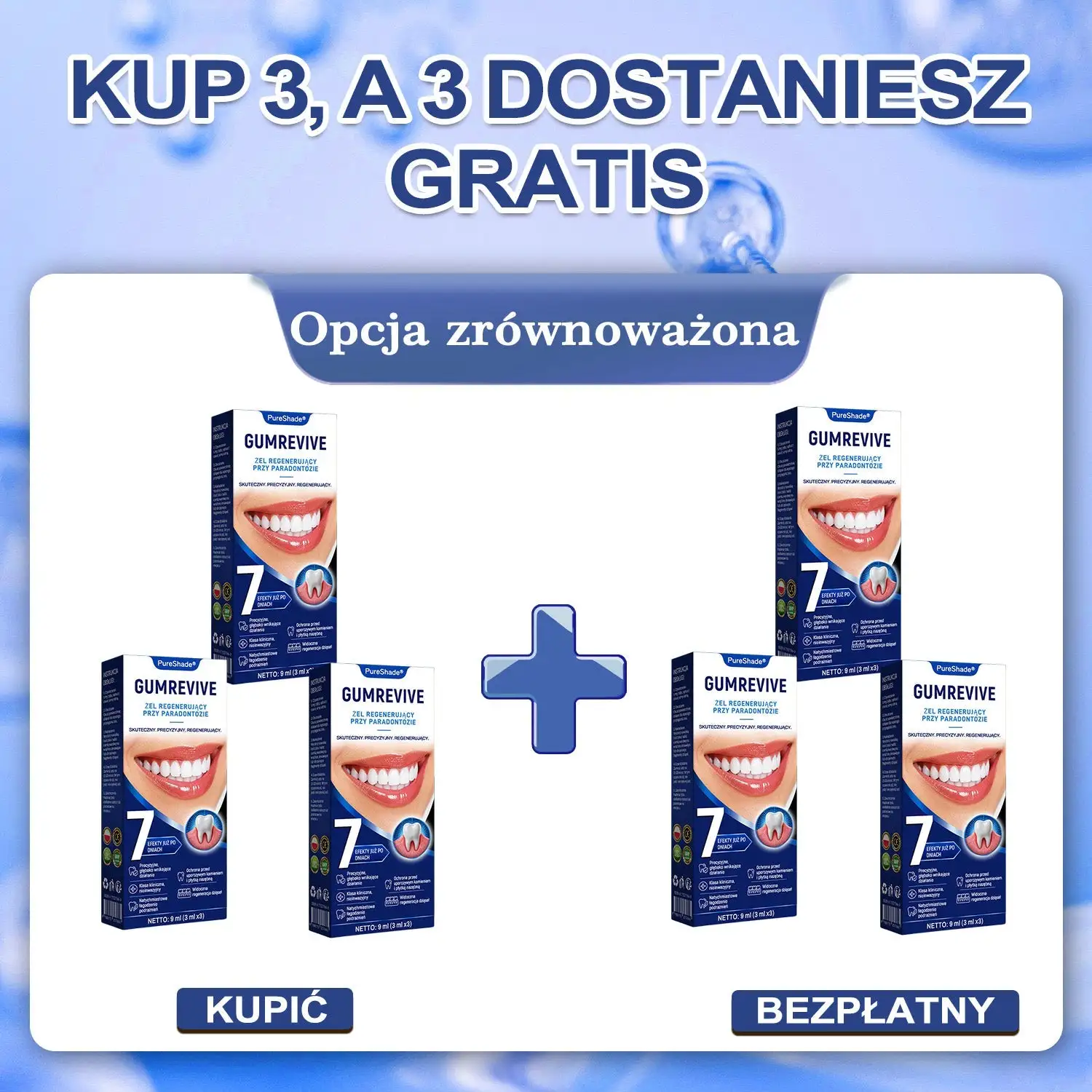 PureShade® GumRevive – Regeneracja dziąseł