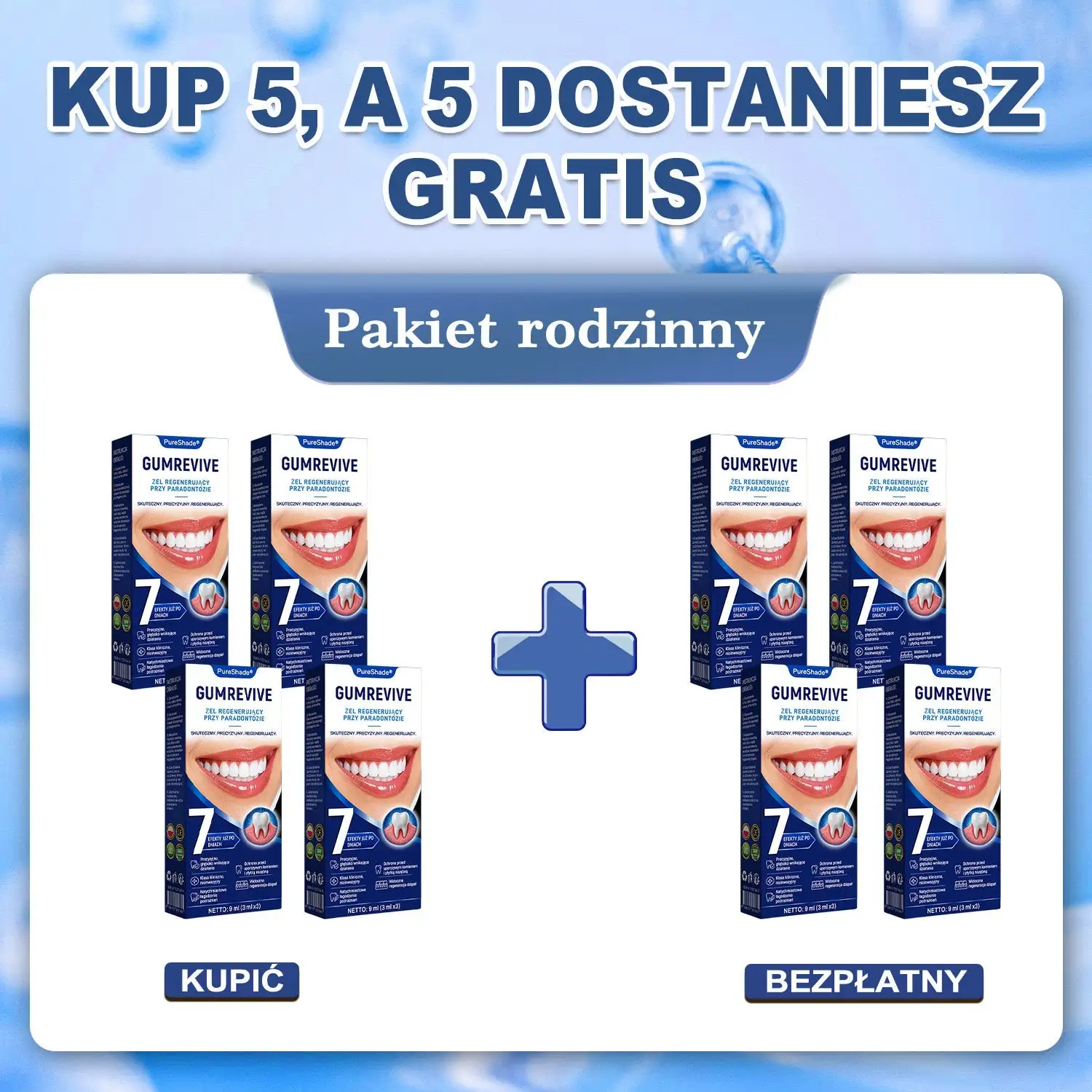 PureShade® GumRevive – Regeneracja dziąseł