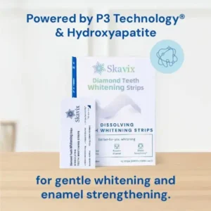 Skavix™ Diamond Teeth Whitening Strips with Hydrogen Peroxide