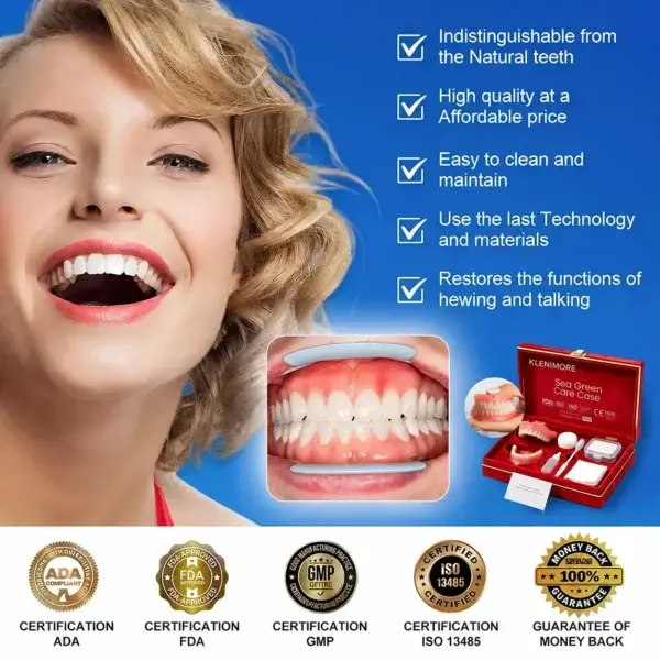 2026 Suction-Fit Denture Set