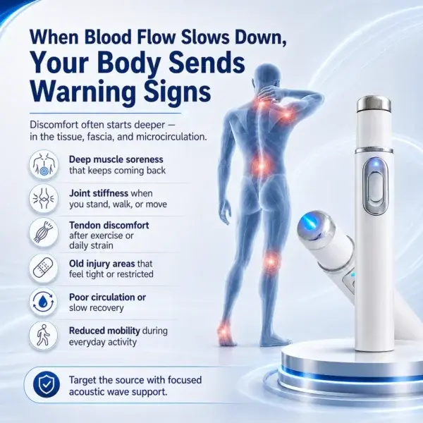 Ultrasonic Shock Wave Therapy Massager