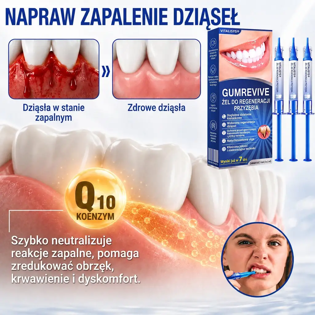 Vitalisys® GumRevive – regenerujący żel do dziąseł