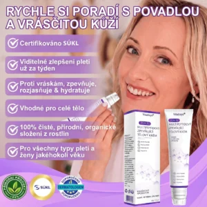 Vitalisys® PDRN Multi-Peptide masážní tělový krém s masážním válečkem
