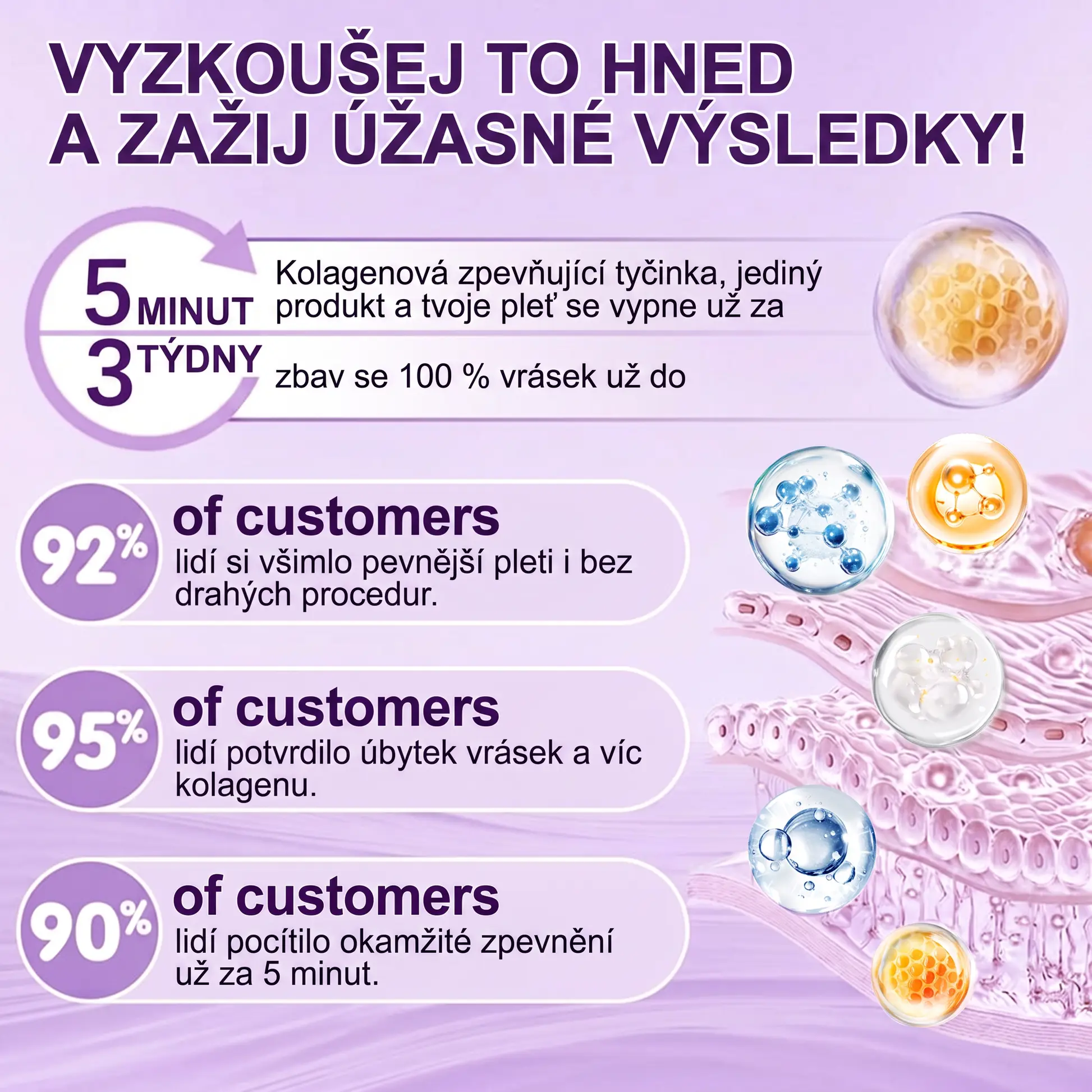 Vitalisys® PDRN Multi-Peptide masážní tělový krém s masážním válečkem