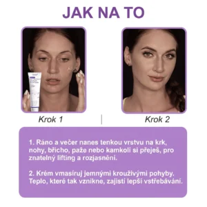 Vitalisys® PDRN Multi-Peptide masážní tělový krém s masážním válečkem