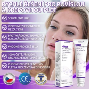 Vitalisys® PDRN Multi-Peptide masážní tělový krém s masážním válečkem