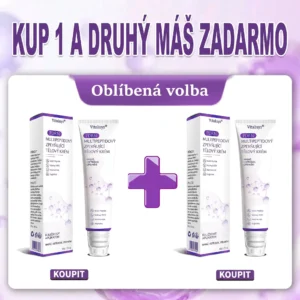 Vitalisys® PDRN Multi-Peptide masážní tělový krém s masážním válečkem