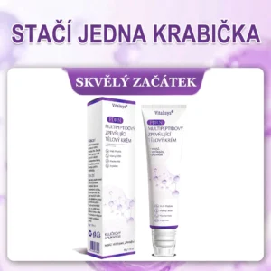 Vitalisys® PDRN Multi-Peptide masážní tělový krém s masážním válečkem