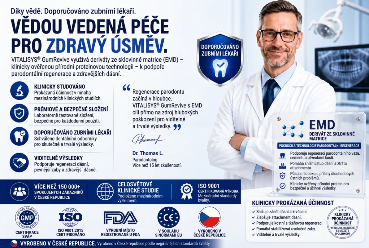 𝐕𝐢𝐭𝐚𝐥𝐢𝐬𝐲𝐬® Parodontální Regenerační Gel GumRevive